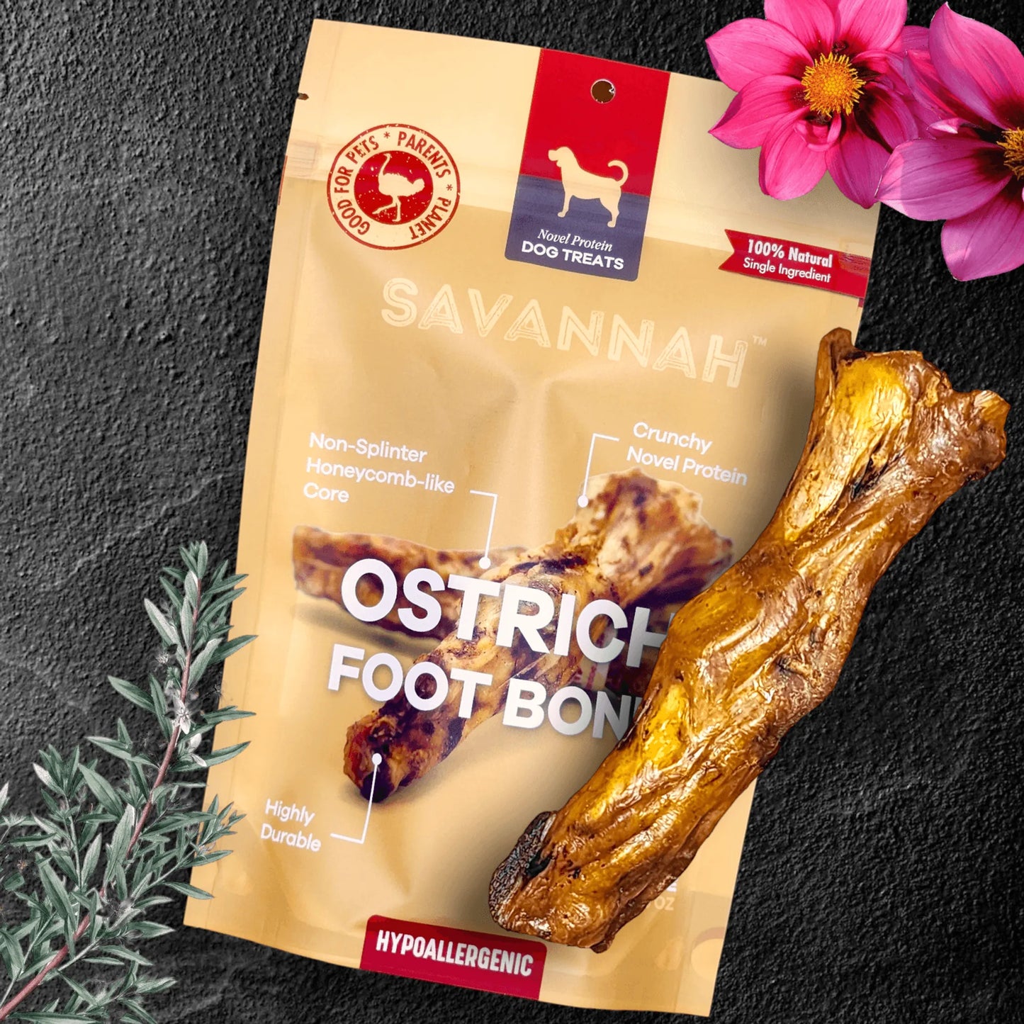 Ostrich Foot Bone: The Flavorful & Long-Lasting Chew for Dogs