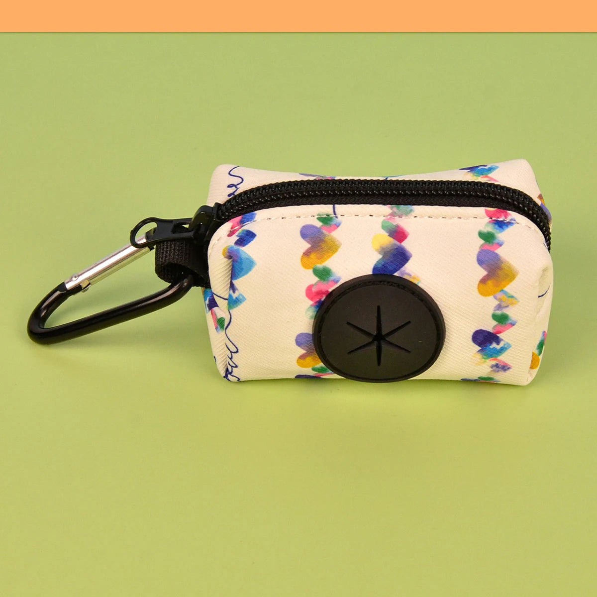 Rainbow Print Fashion Design Dog Poo Bag Holder