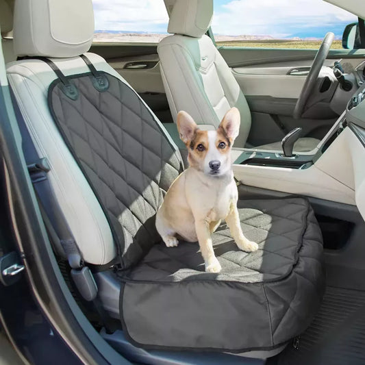 GOOPAWS Dog Front Car Seat Cove