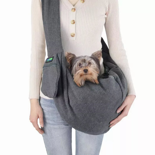 JESPET Comfy Pet Sling for Small Dog Cat, Hand Free Bag.