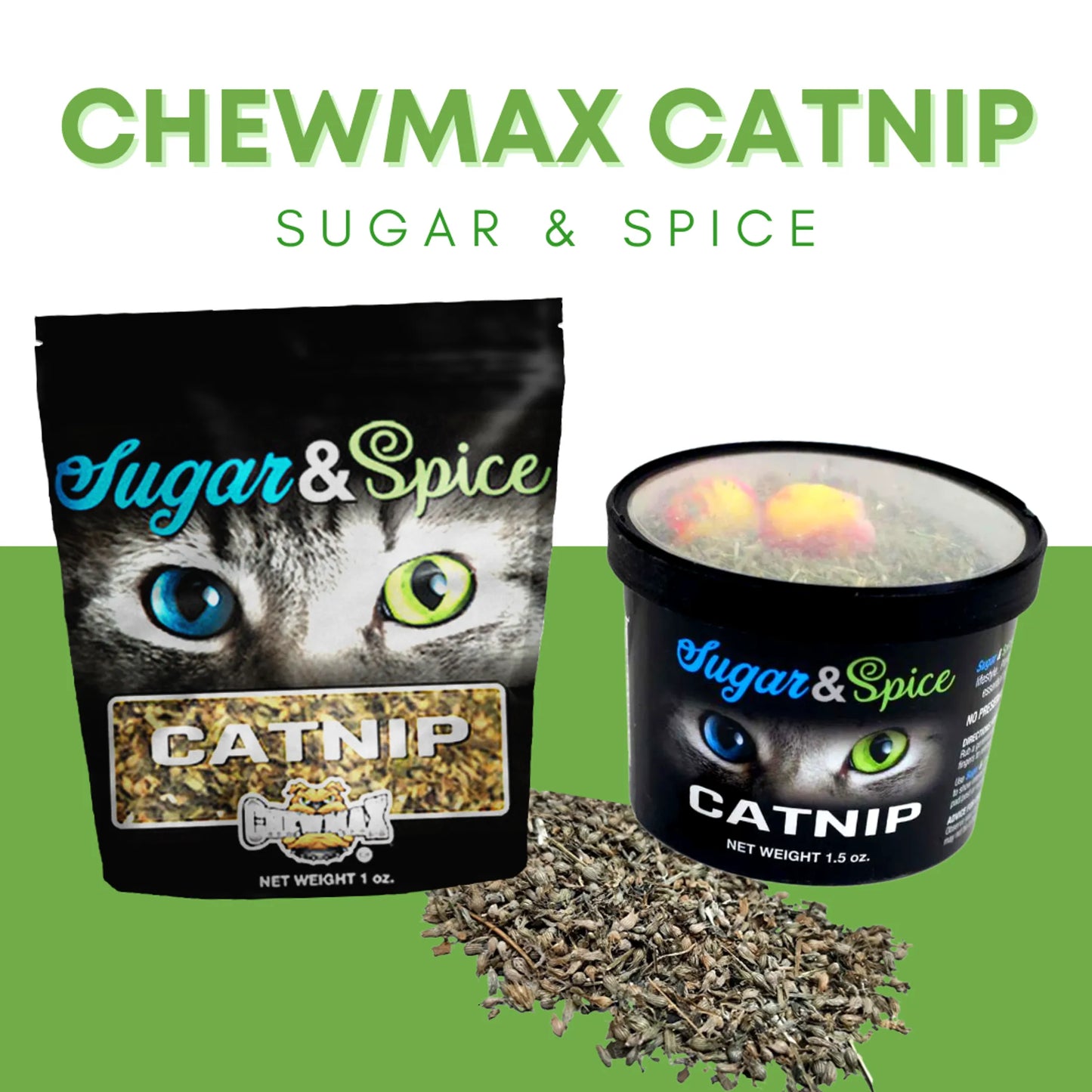 Premium Catnip — 1.5 oz Freshness Container