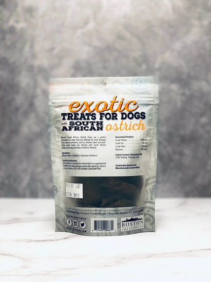Mosaic South African Ostrich Chips – Low-Fat Dog Treats