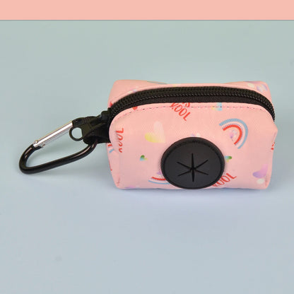 Rainbow Print Fashion Design Dog Poo Bag Holder