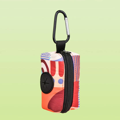 Rainbow Print Fashion Design Dog Poo Bag Holder