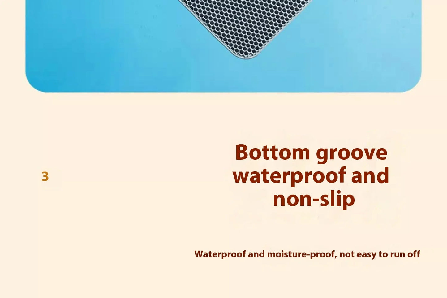 Extra Large Cat Litter Mat Heavy Duty Waterproof   Washable