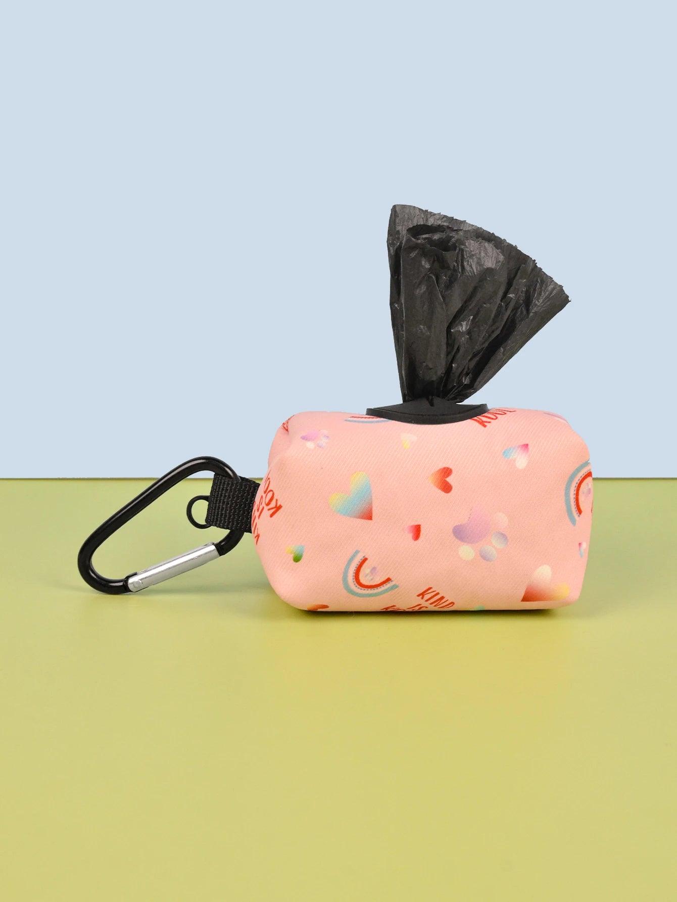 Rainbow Print Fashion Design Dog Poo Bag Holder