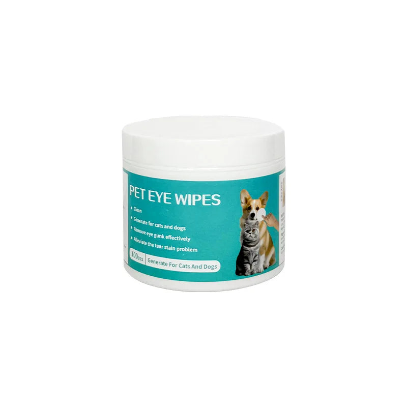 Produits de nettoyage pour animaux domestiques Lingettes oculaires pour enlever les traces de larmes Lingettes humides nettoyantes pour chats Nettoyage des yeux et élimination des traces de larmes