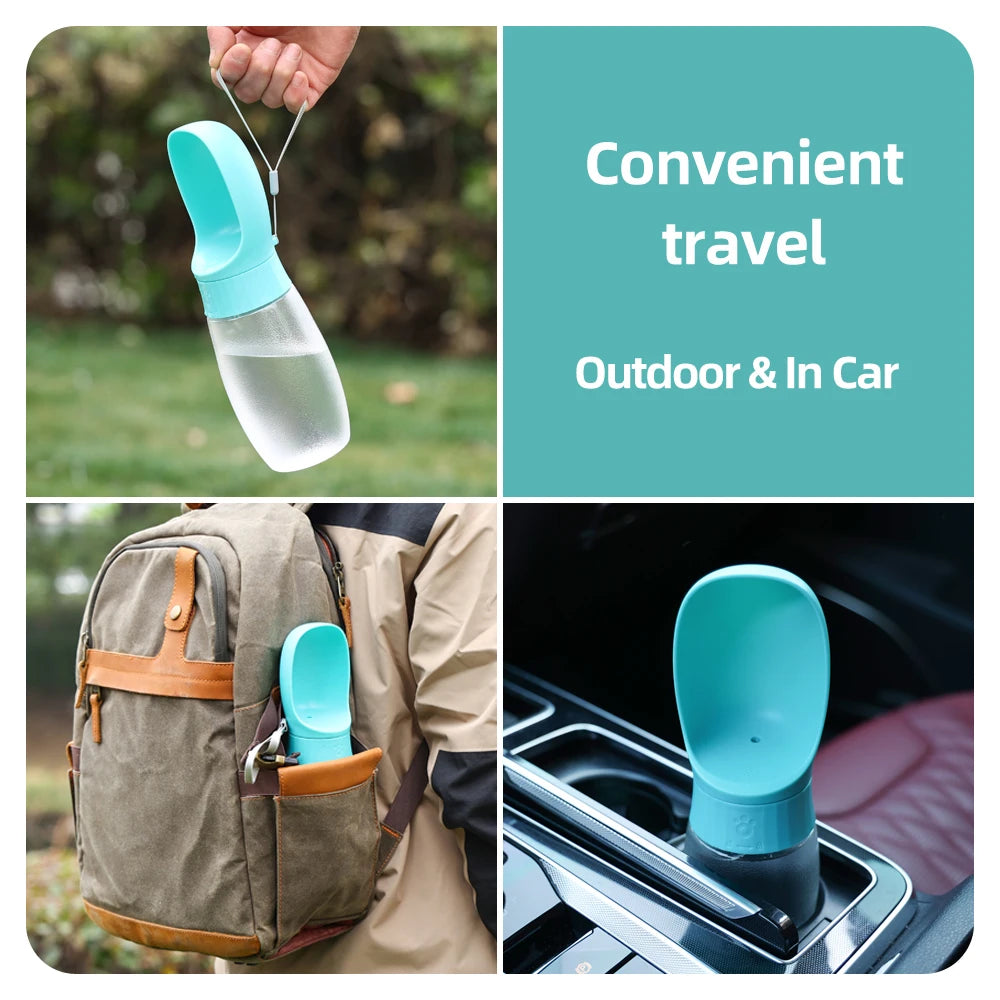 300ml 500ml Dog Water Bottle Portable Drinking Bowl
