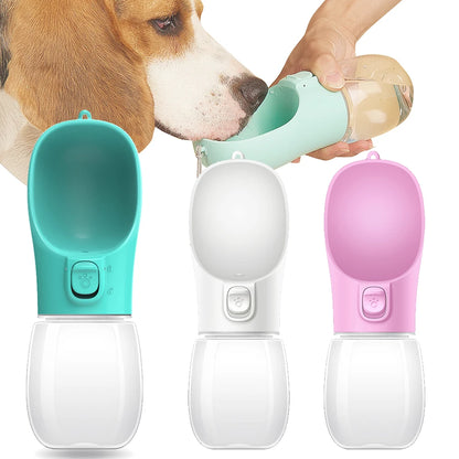 Bouteille d'eau portable pour chien, petite et grande, pour chat, bols d'eau étanches pour promenade en extérieur, fournitures pour Chihuahua et Bouledogue français
