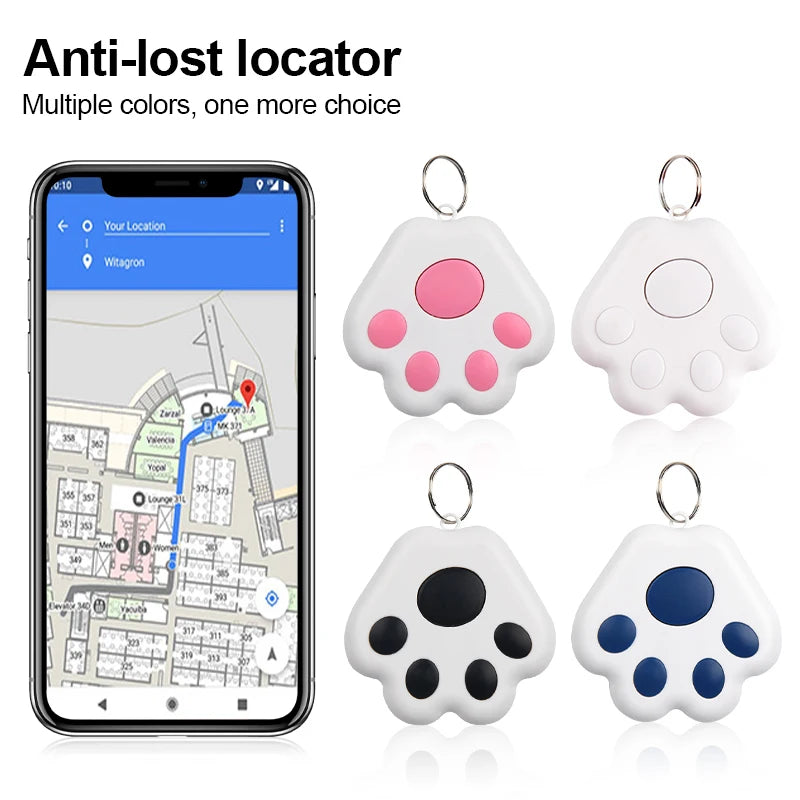 Traceur GPS intelligent mini localisateur de clés pour enfants et animaux de compagnie, dispositif de suivi Bluetooth, rappel anti-perte pour iOS/Android