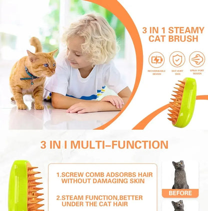 Cat Dog Steamy Brush Steam Brush Electric Sprayer