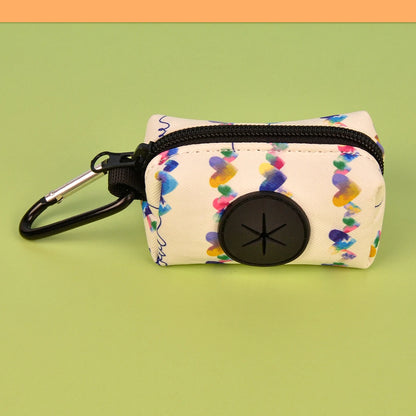 Rainbow Print Fashion Design Dog Poo Bag Holder