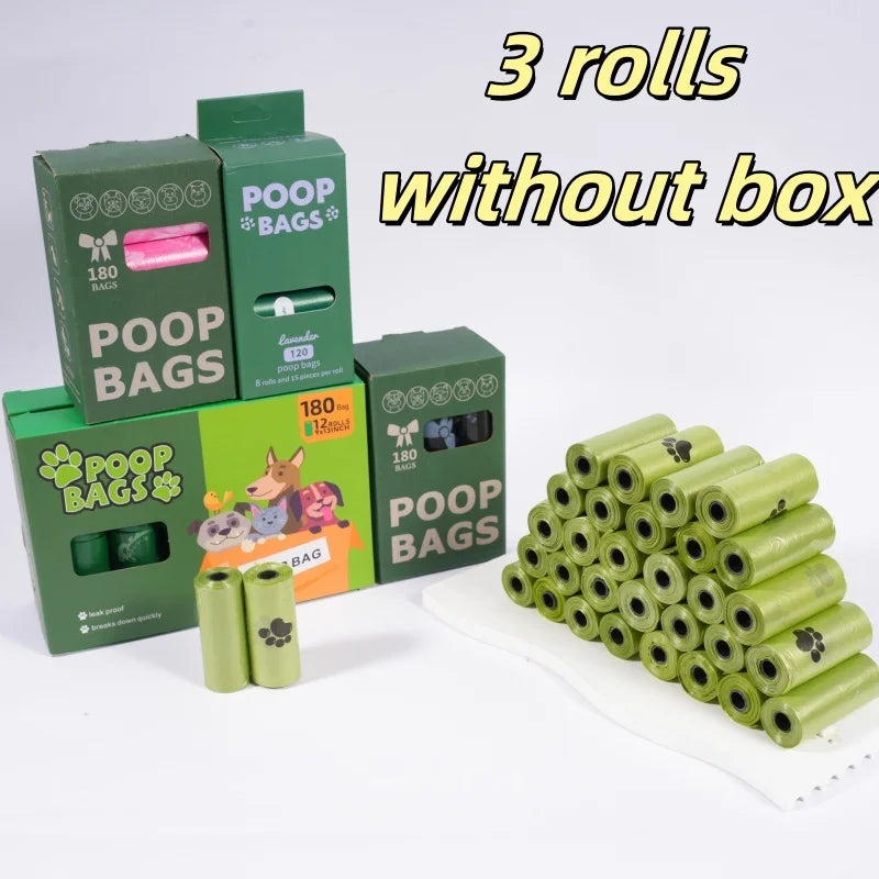 3/6/10/12 Rolls 180 Count Super Thick Dog Poop Bags,Leak-Proof
