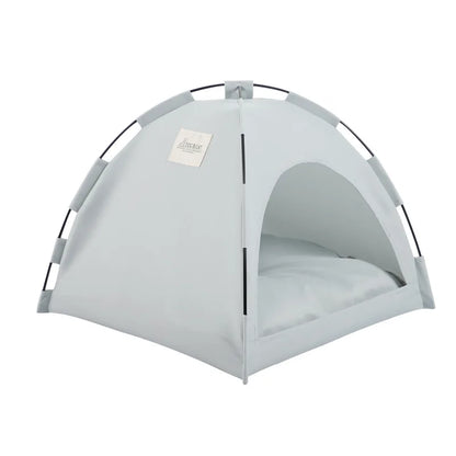 Lit Tente pour Animaux de Compagnie, Canapé-lit Amovible pour Chat, Panier en Toile, Maison Semi-fermée pour Chat, Grotte pour Chien, Lit de Couchage pour Chat pour la Décoration de la Chambre, Fournitures pour Animaux de Compagnie