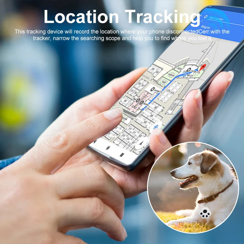Traceur GPS intelligent mini localisateur de clés pour enfants et animaux de compagnie, dispositif de suivi Bluetooth, rappel anti-perte pour iOS/Android