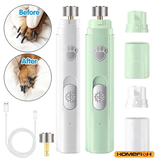 Electric Dog Nail Grinder Pet Nail Clipper USB Rechargeable