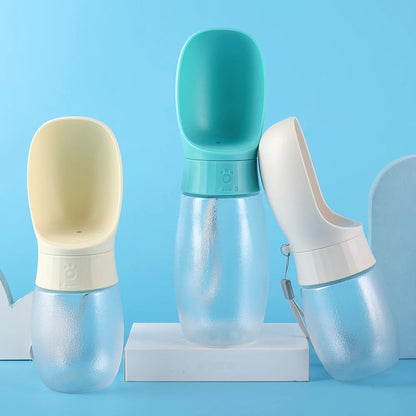 300ml 500ml Dog Water Bottle Portable Drinking Bowl