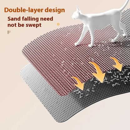 Extra Large Cat Litter Mat Heavy Duty Waterproof   Washable