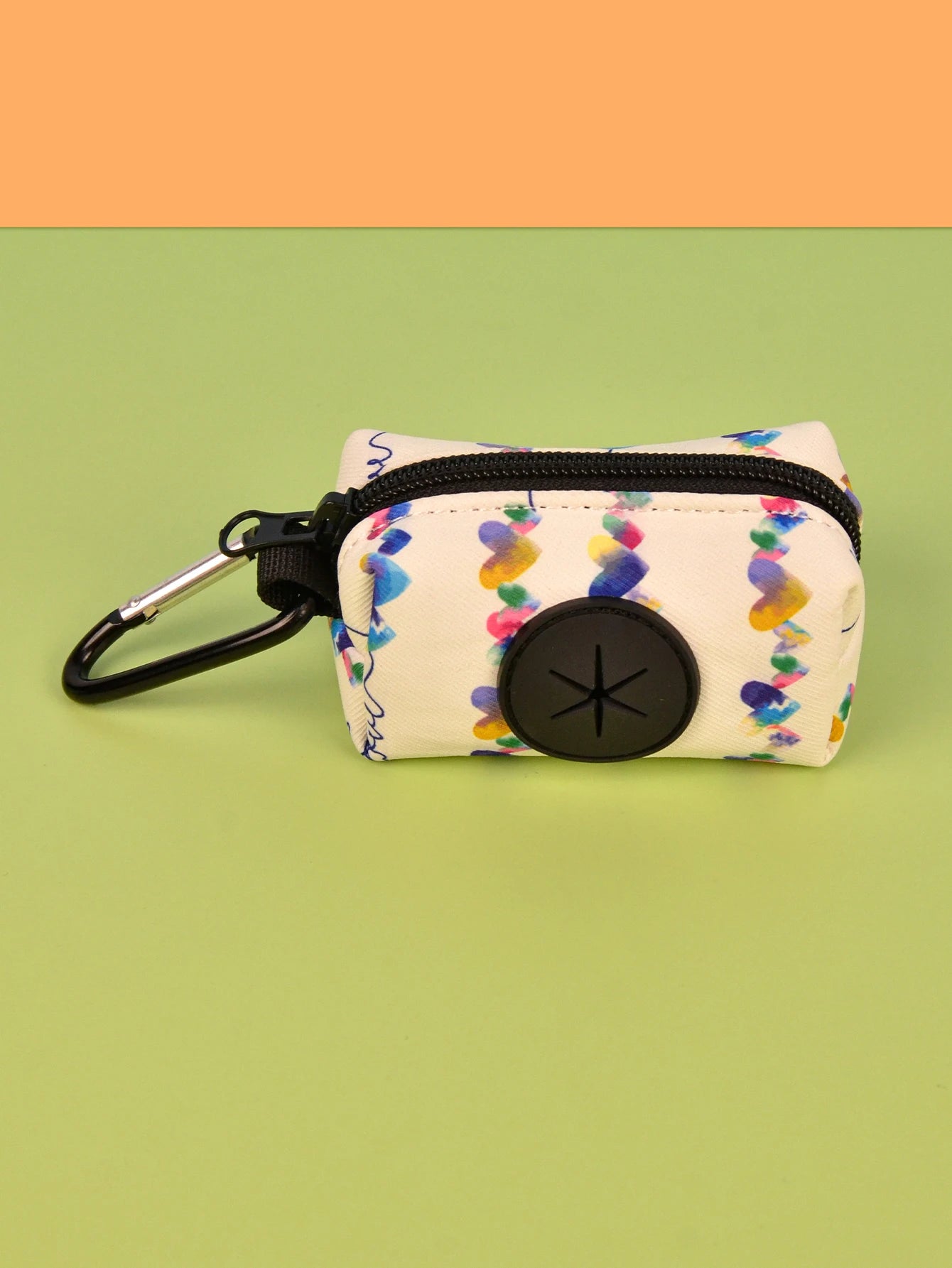 Rainbow Print Fashion Design Dog Poo Bag Holder