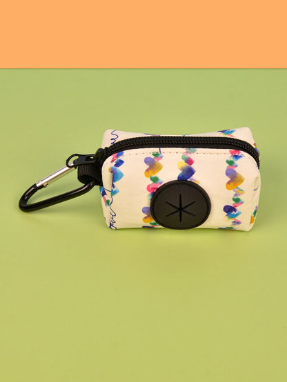 Rainbow Print Fashion Design Dog Poo Bag Holder