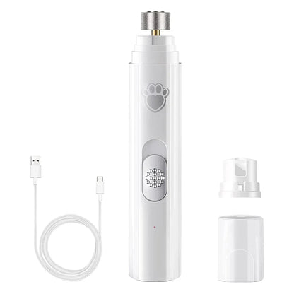 Coupe-ongles électrique pour chiens, tondeuse à ongles rechargeable par USB, sans douleur, avec meuleuse pour petits et grands animaux de compagnie