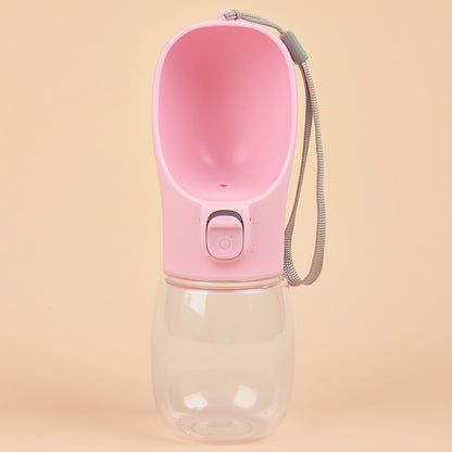 Bouteille d'eau portable pour chien, petite et grande, pour chat, bols d'eau étanches pour promenade en extérieur, fournitures pour Chihuahua et Bouledogue français