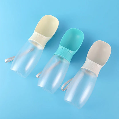 300ml 500ml Dog Water Bottle Portable Drinking Bowl
