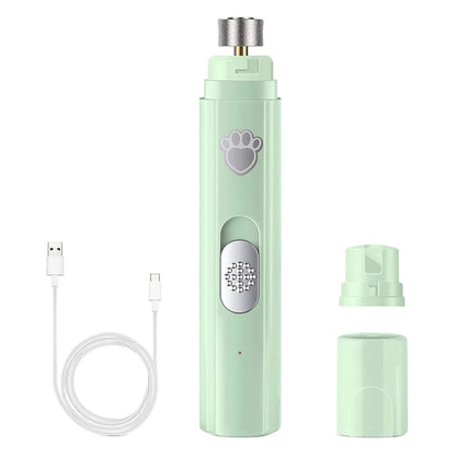 Coupe-ongles électrique pour chiens, tondeuse à ongles rechargeable par USB, sans douleur, avec meuleuse pour petits et grands animaux de compagnie