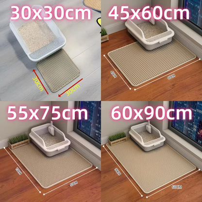 Extra Large Cat Litter Mat Heavy Duty Waterproof   Washable