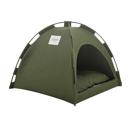 Lit Tente pour Animaux de Compagnie, Canapé-lit Amovible pour Chat, Panier en Toile, Maison Semi-fermée pour Chat, Grotte pour Chien, Lit de Couchage pour Chat pour la Décoration de la Chambre, Fournitures pour Animaux de Compagnie