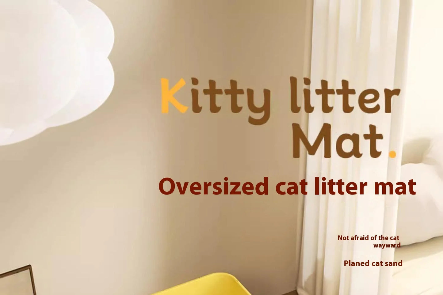 Extra Large Cat Litter Mat Heavy Duty Waterproof   Washable