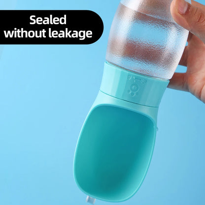 300ml 500ml Dog Water Bottle Portable Drinking Bowl