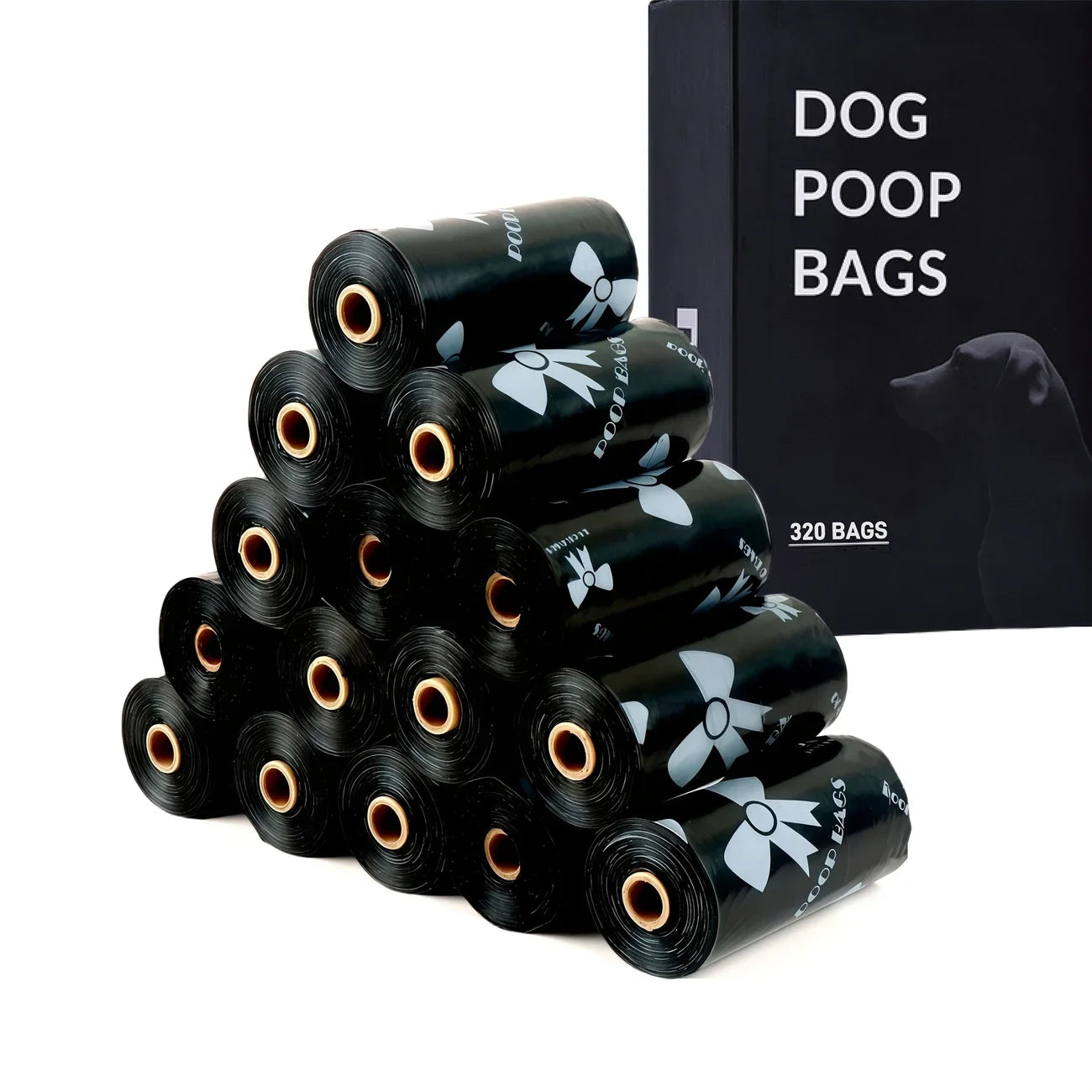 3/6/10/12 Rolls 180 Count Super Thick Dog Poop Bags,Leak-Proof