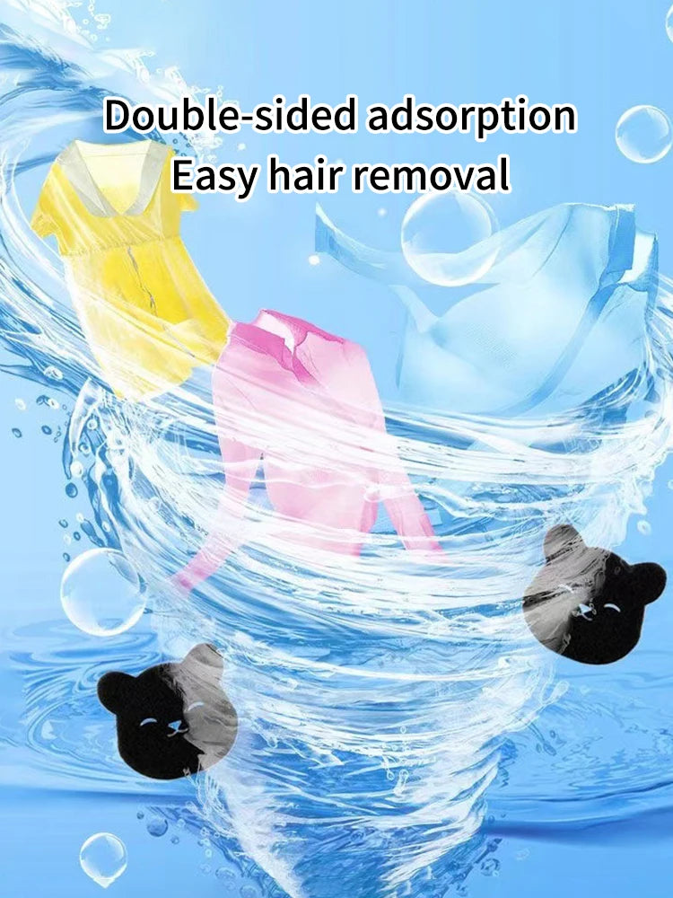 2 /4 Sets Of Household Pet Hair Remover, Machine Washed Bear Sticky Spong