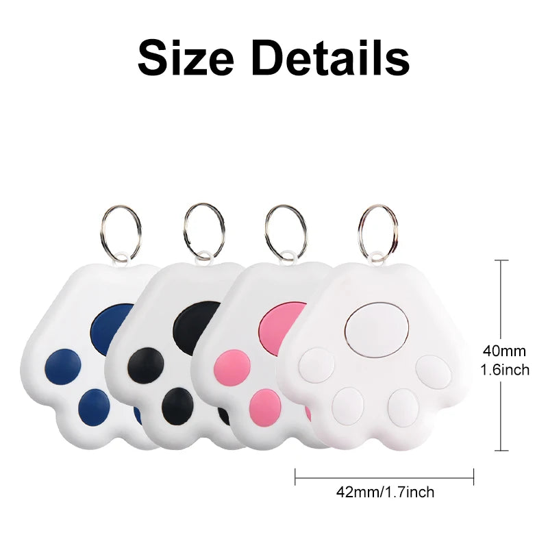 Traceur GPS intelligent mini localisateur de clés pour enfants et animaux de compagnie, dispositif de suivi Bluetooth, rappel anti-perte pour iOS/Android