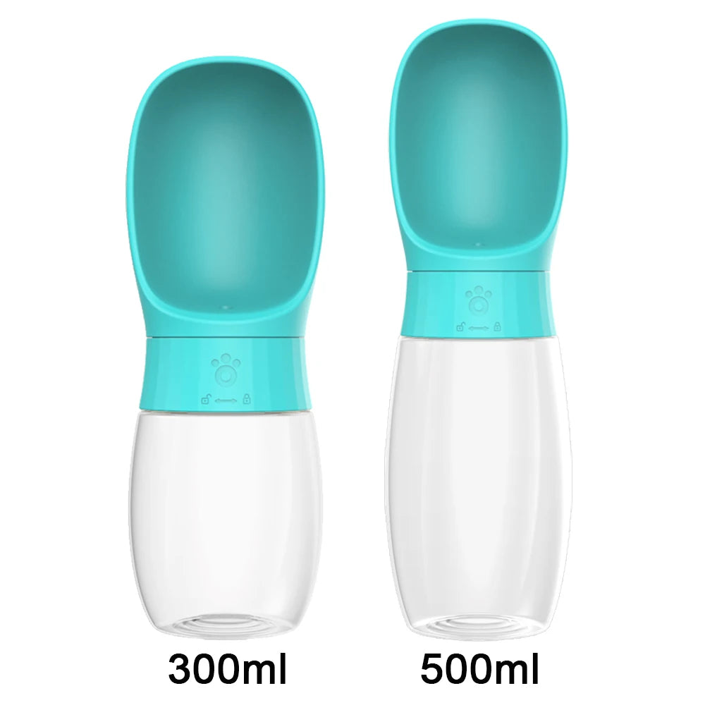 300ml 500ml Dog Water Bottle Portable Drinking Bowl