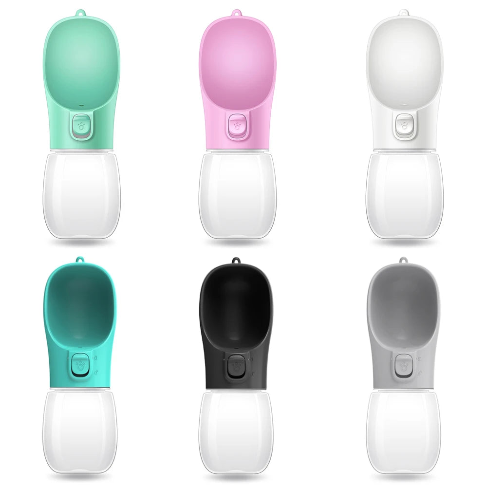 Bouteille d'eau portable pour chien, petite et grande, pour chat, bols d'eau étanches pour promenade en extérieur, fournitures pour Chihuahua et Bouledogue français