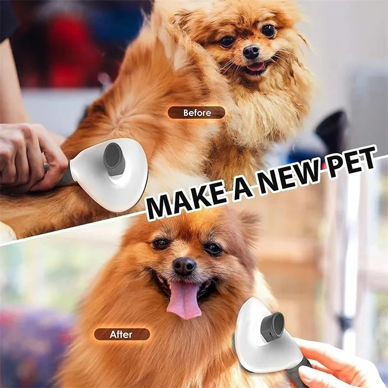 Brosse pour animaux de compagnie, peigne pour chat, brosse autonettoyante pour enlever les poils d'animaux, outils de toilettage pour chiens et chats, peigne démêlant pour animaux de compagnie, accessoires pour chiens