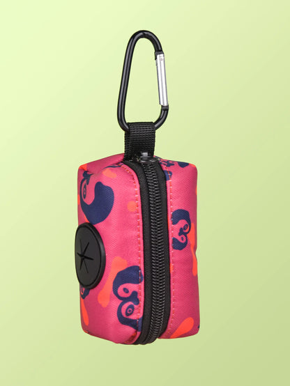 Rainbow Print Fashion Design Dog Poo Bag Holder