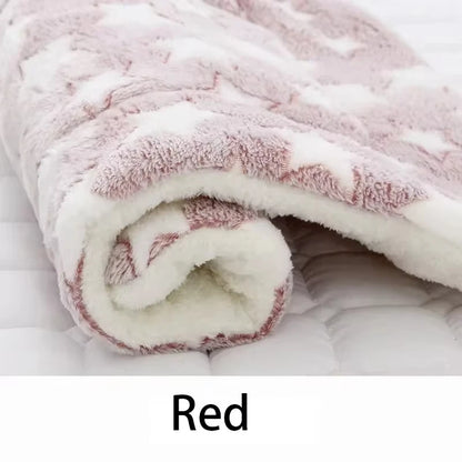 KEMORELA Tapis de couchage en flanelle pour animaux de compagnie, lit pour chien, hiver, chiot, canapé, matelas, coussin pour petits et grands chiens, couverture, fournitures pour animaux de compagnie